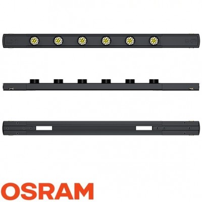 Φωτιστικό LED 6W 48V 280lm 26° 30cm Λευκό Φως Slim Μαγνητικής Ράγας 93US020640/BL